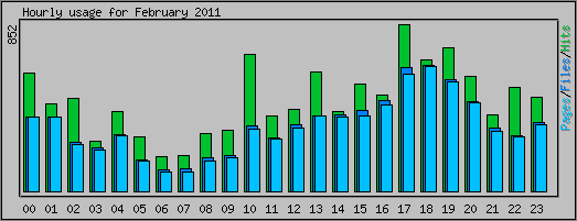 Hourly usage